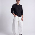 DENIM URBAN BALOON WHITE - Benevierre