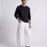 DENIM URBAN BALOON WHITE - Benevierre