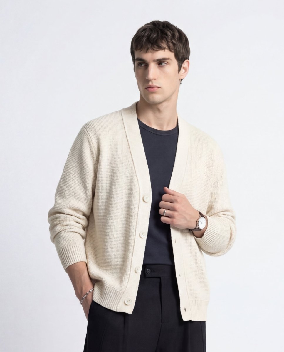 DOWNTOWN SOFT CARDIGAN BEIGE - Benevierre