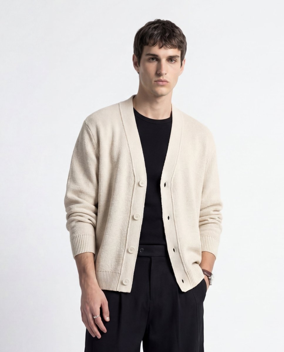 DOWNTOWN SOFT CARDIGAN BEIGE - Benevierre