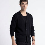 DOWNTOWN SOFT CARDIGAN BLACK - Benevierre