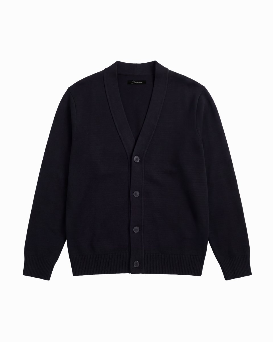 DOWNTOWN SOFT CARDIGAN BLACK - Benevierre