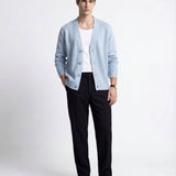 DOWNTOWN SOFT CARDIGAN LIGHT BLUE - Benevierre
