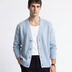 DOWNTOWN SOFT CARDIGAN LIGHT BLUE - Benevierre