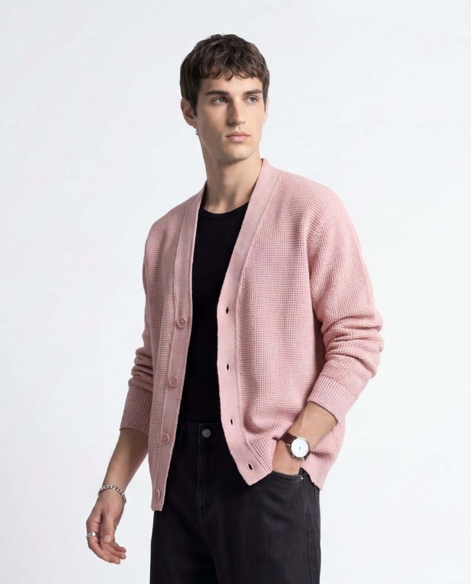 DOWNTOWN SOFT CARDIGAN PINK - Benevierre
