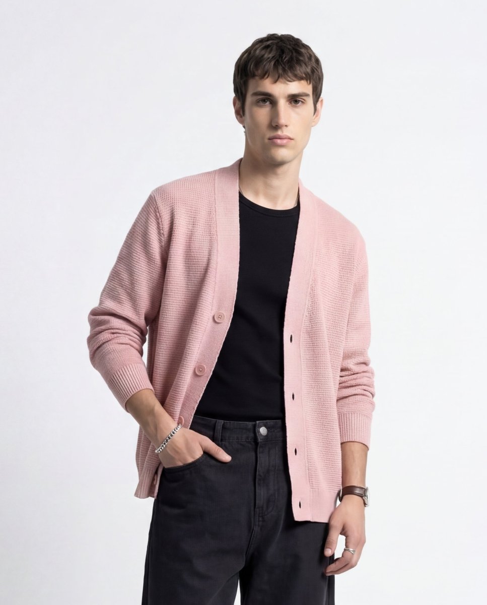 DOWNTOWN SOFT CARDIGAN PINK - Benevierre