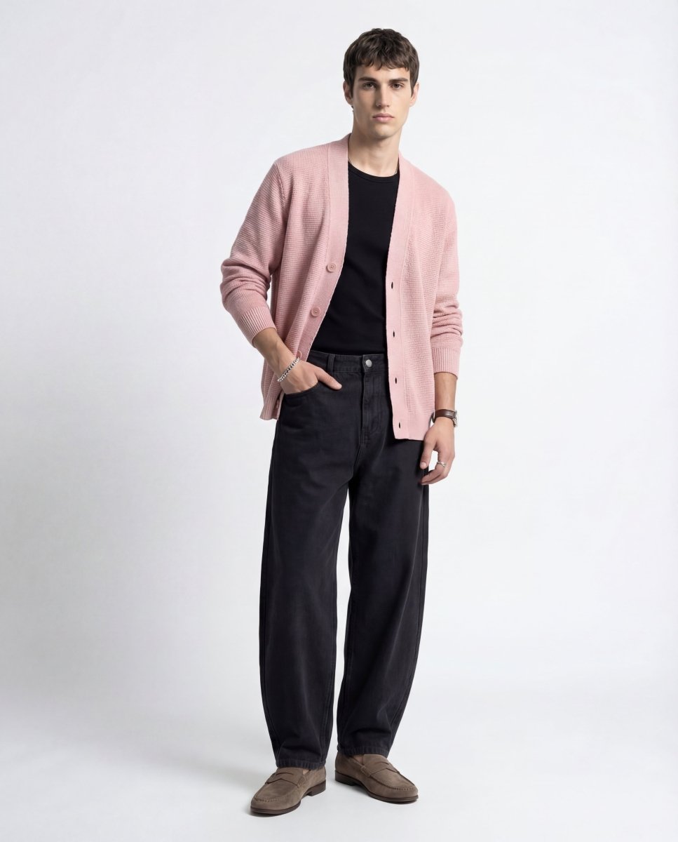 DOWNTOWN SOFT CARDIGAN PINK - Benevierre