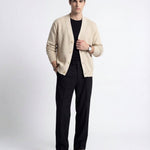 DOWNTOWN SOFT CARDIGAN SAND - Benevierre