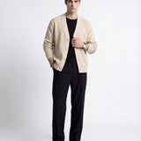 DOWNTOWN SOFT CARDIGAN SAND - Benevierre