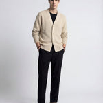 DOWNTOWN SOFT CARDIGAN SAND - Benevierre