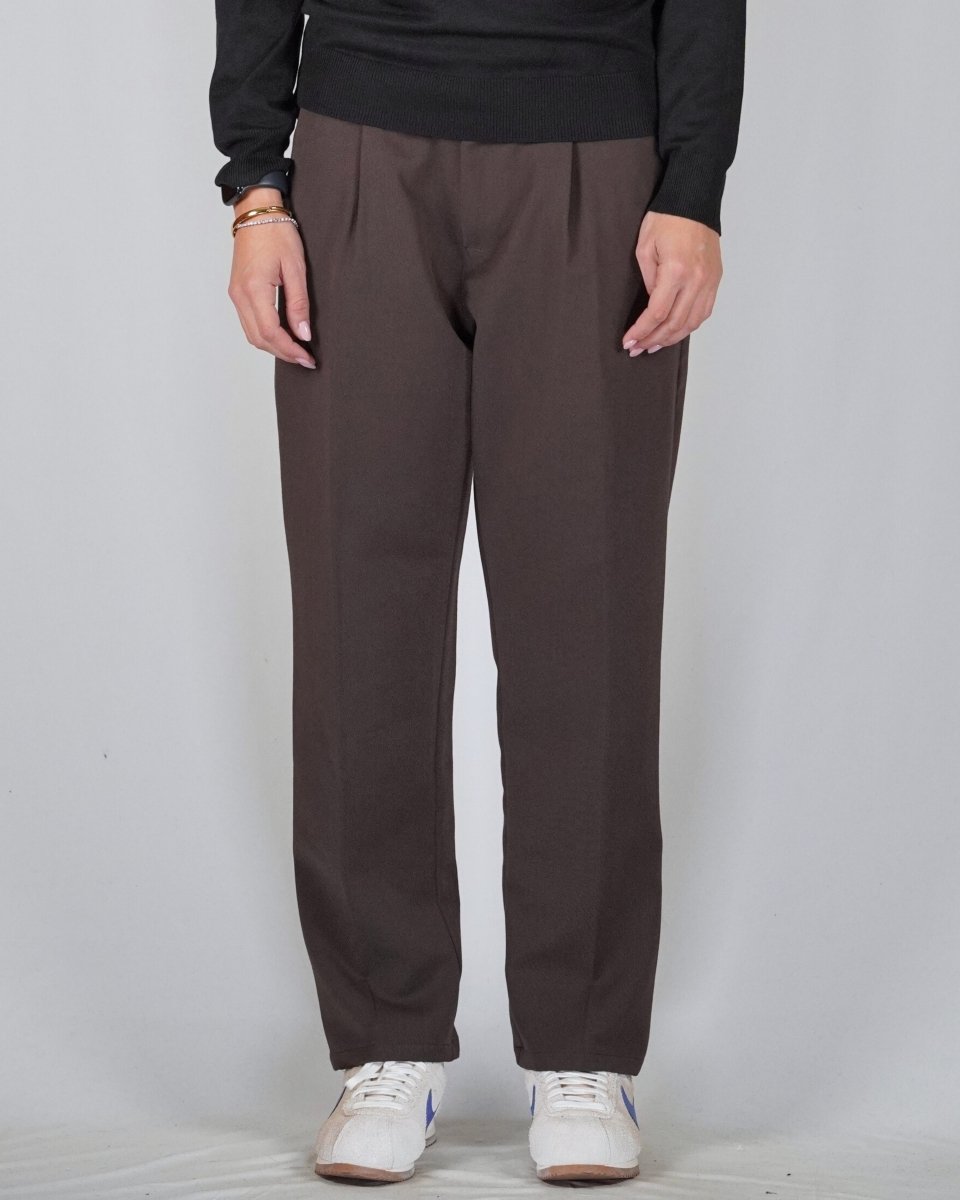 ELEGANT CLASSIC PANT BROWN - Benevierre