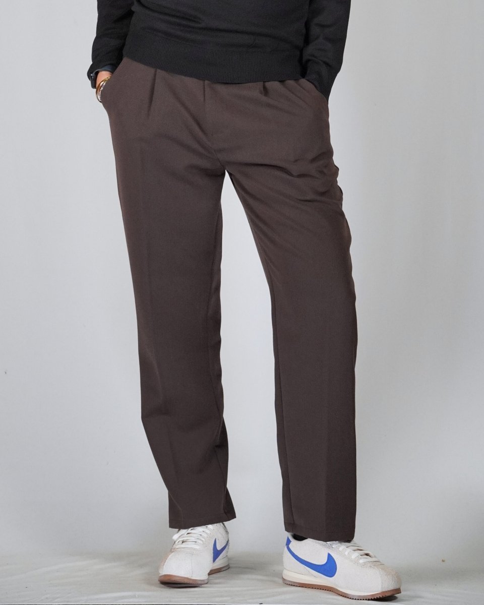 ELEGANT CLASSIC PANT BROWN - Benevierre