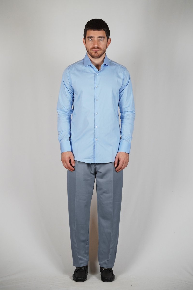 ELEGANT CLASSIC PANT GREY - Benevierre