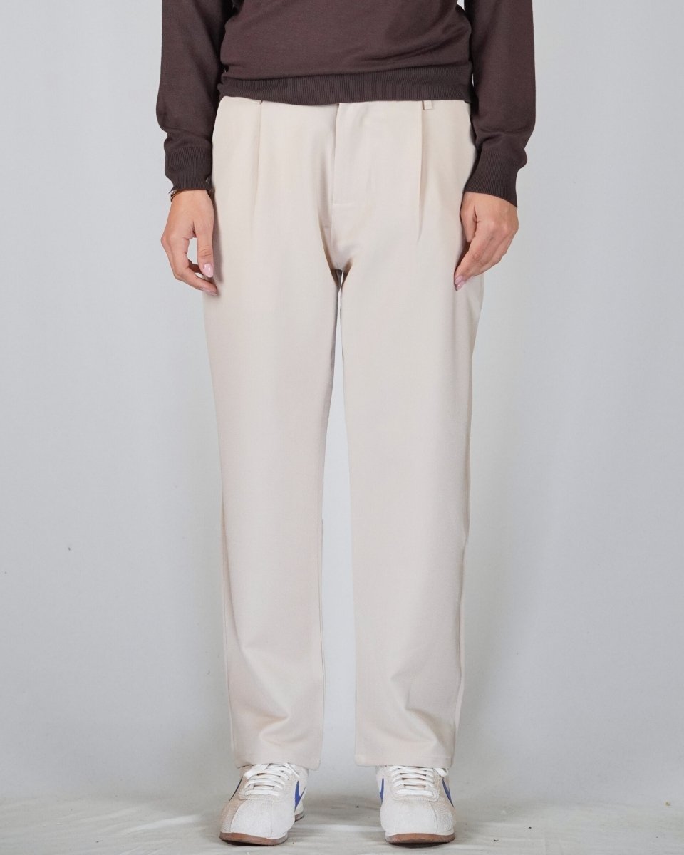 ELEGANT CLASSIC PANT SAND - Benevierre