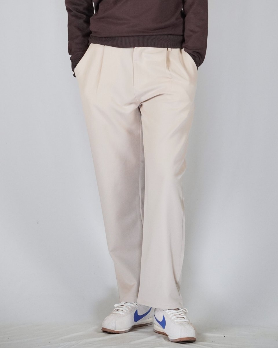 ELEGANT CLASSIC PANT SAND - Benevierre