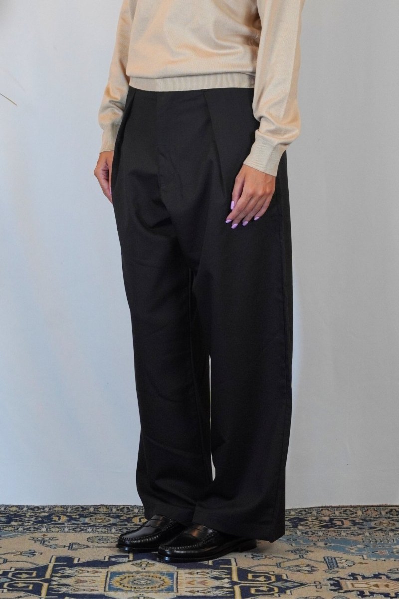 ELEGANT OVER PANT BLACK - Benevierre