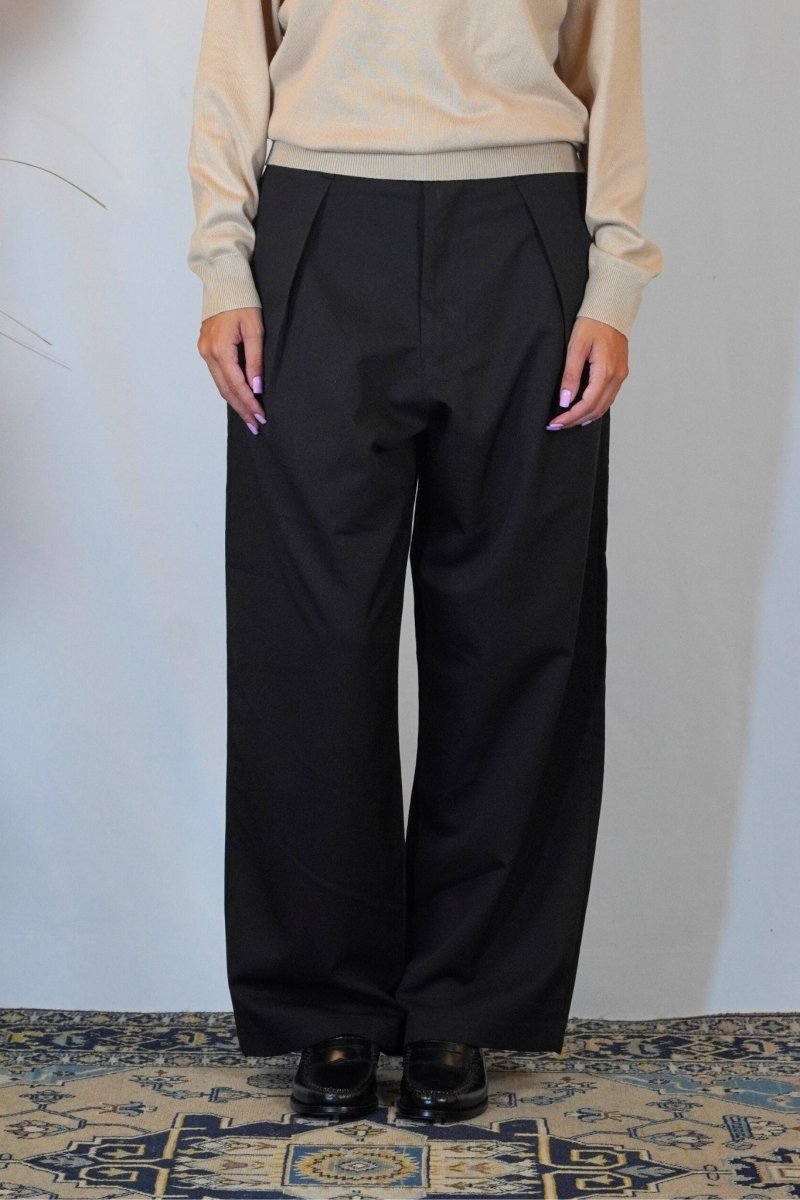 ELEGANT OVER PANT BLACK - Benevierre