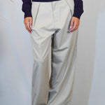 ELEGANT OVER PANT SAND - Benevierre