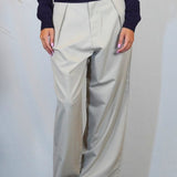 ELEGANT OVER PANT SAND - Benevierre