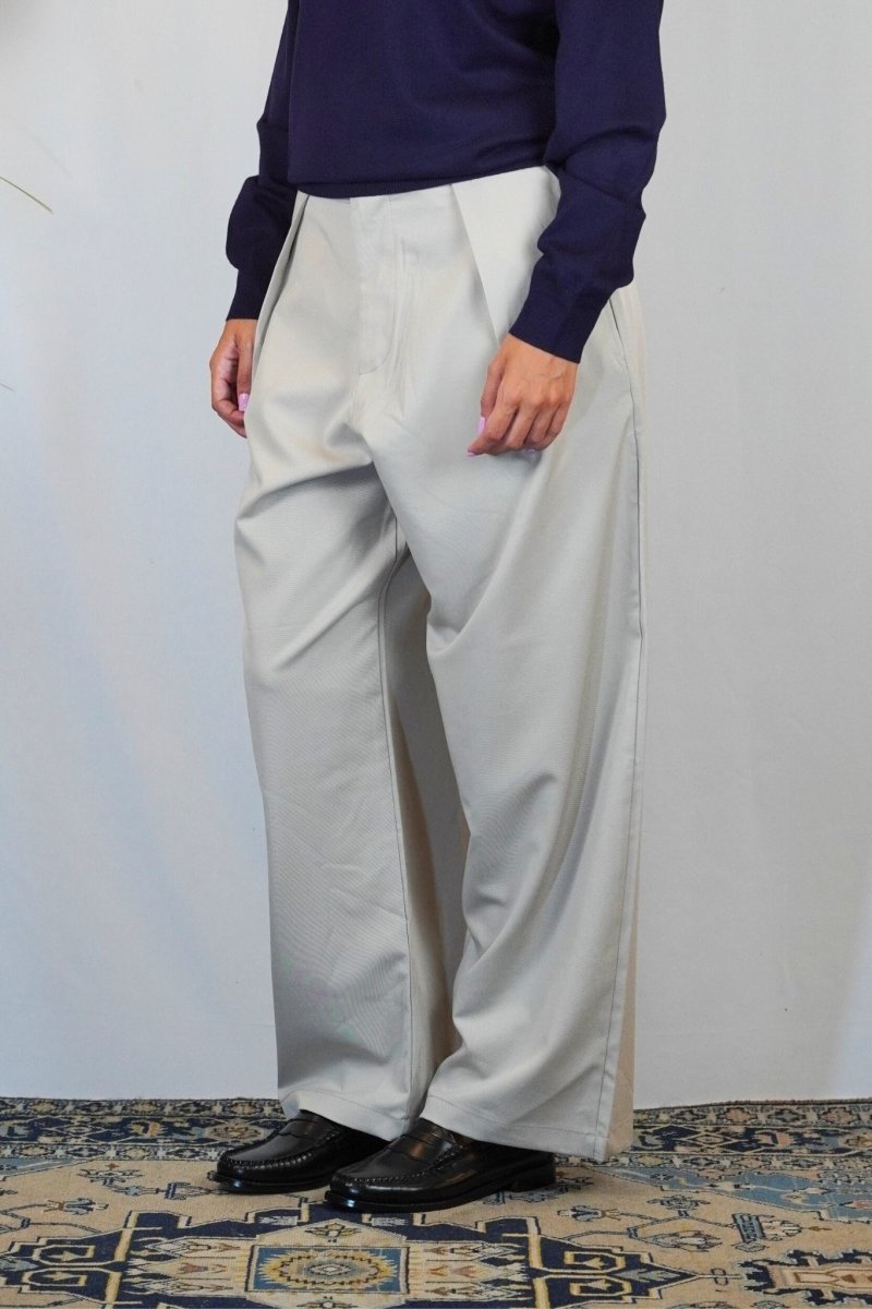 ELEGANT OVER PANT SAND - Benevierre