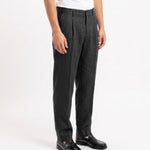 ELEGANT PANT IN LINO BLACK - Benevierre
