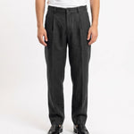 ELEGANT PANT IN LINO BLACK - Benevierre