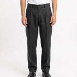 ELEGANT PANT IN LINO BLACK - Benevierre