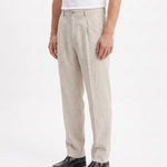 ELEGANT PANT IN LINO WHITE - Benevierre