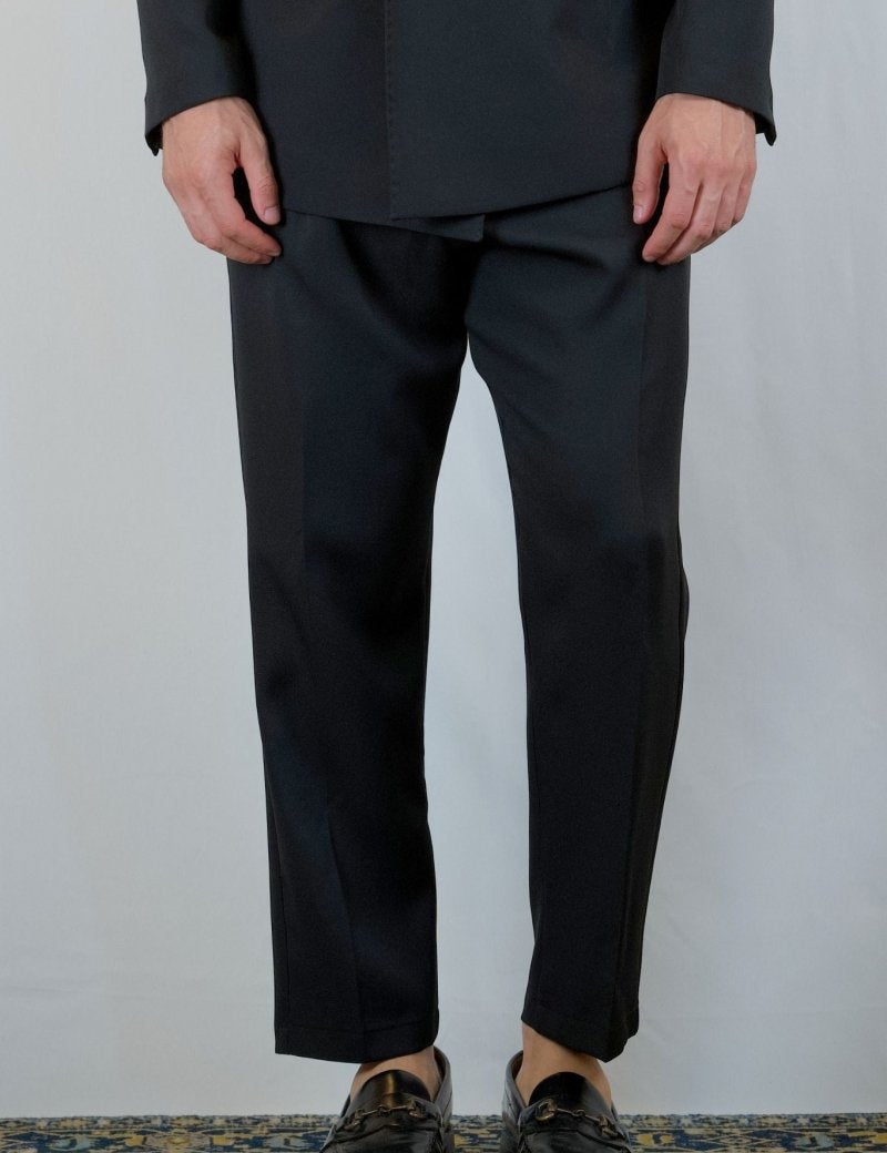 ELEGANT PANT NERO ANTRACITE - Benevierre