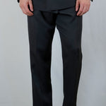 ELEGANT PANT NERO ANTRACITE - Benevierre