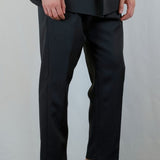 ELEGANT PANT NERO ANTRACITE - Benevierre