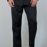 ELEGANT PANT NERO ANTRACITE - Benevierre