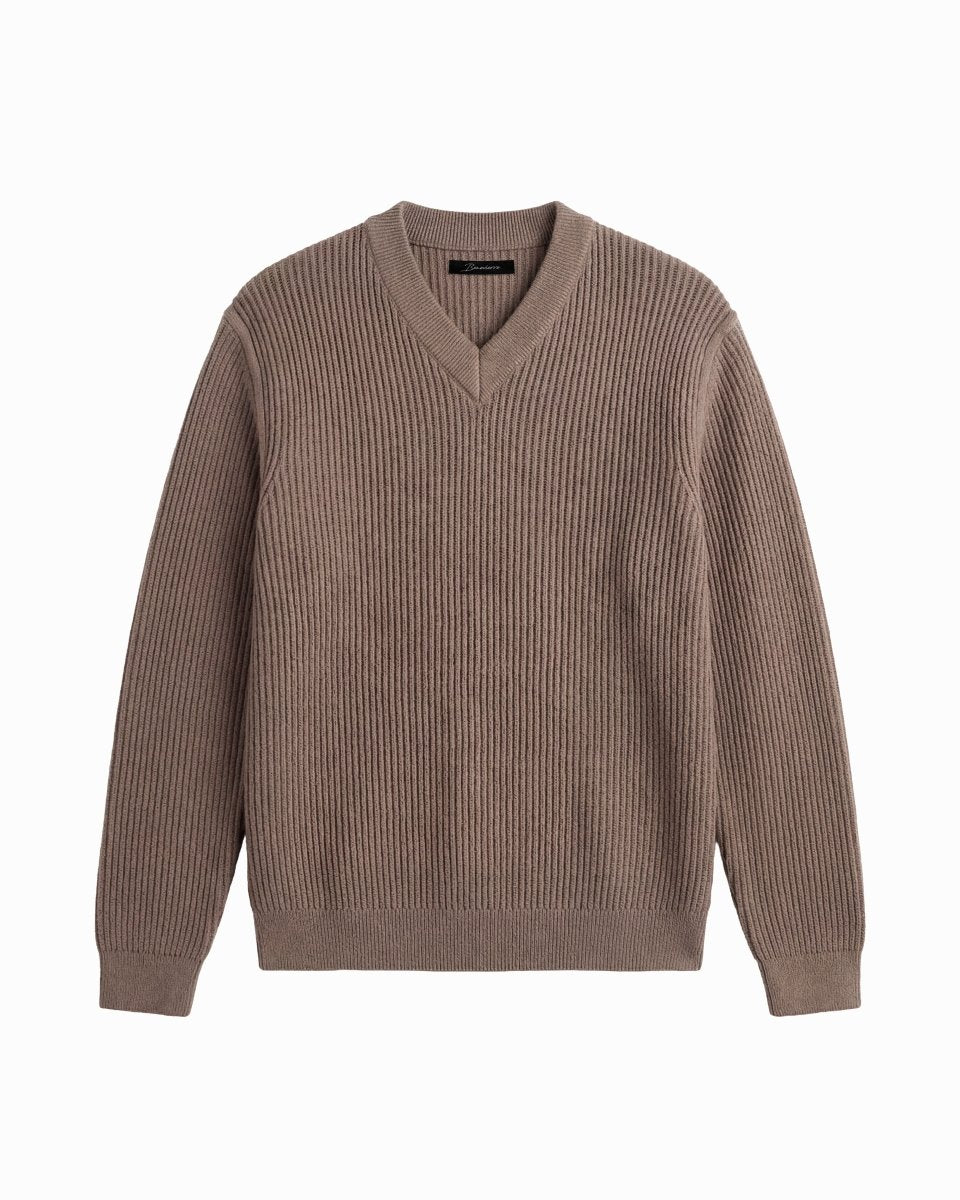 ESSENTIAL V - NECK SWEATER - Benevierre