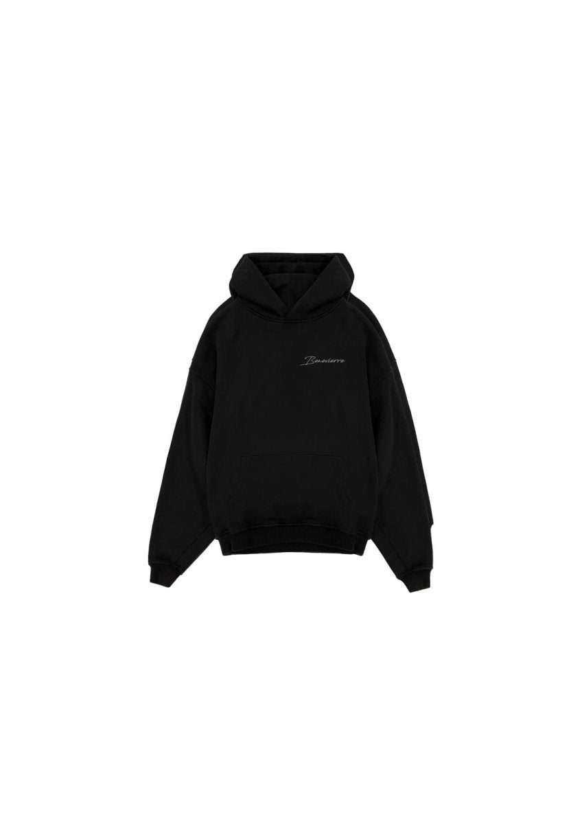 FELPA BLACK SILVER LOGO - Benevierre