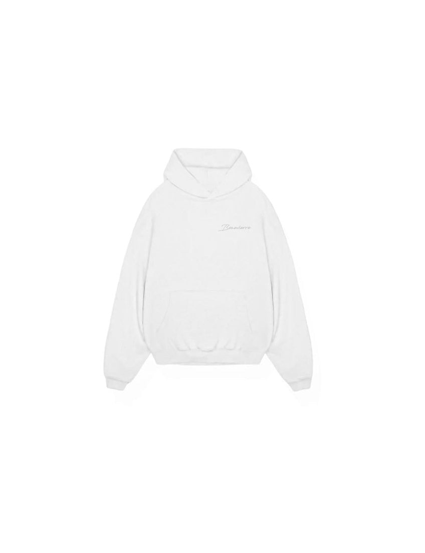 FELPA WHITE SILVER LOGO - Benevierre
