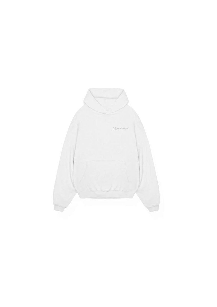 FELPA WHITE SILVER LOGO - Benevierre