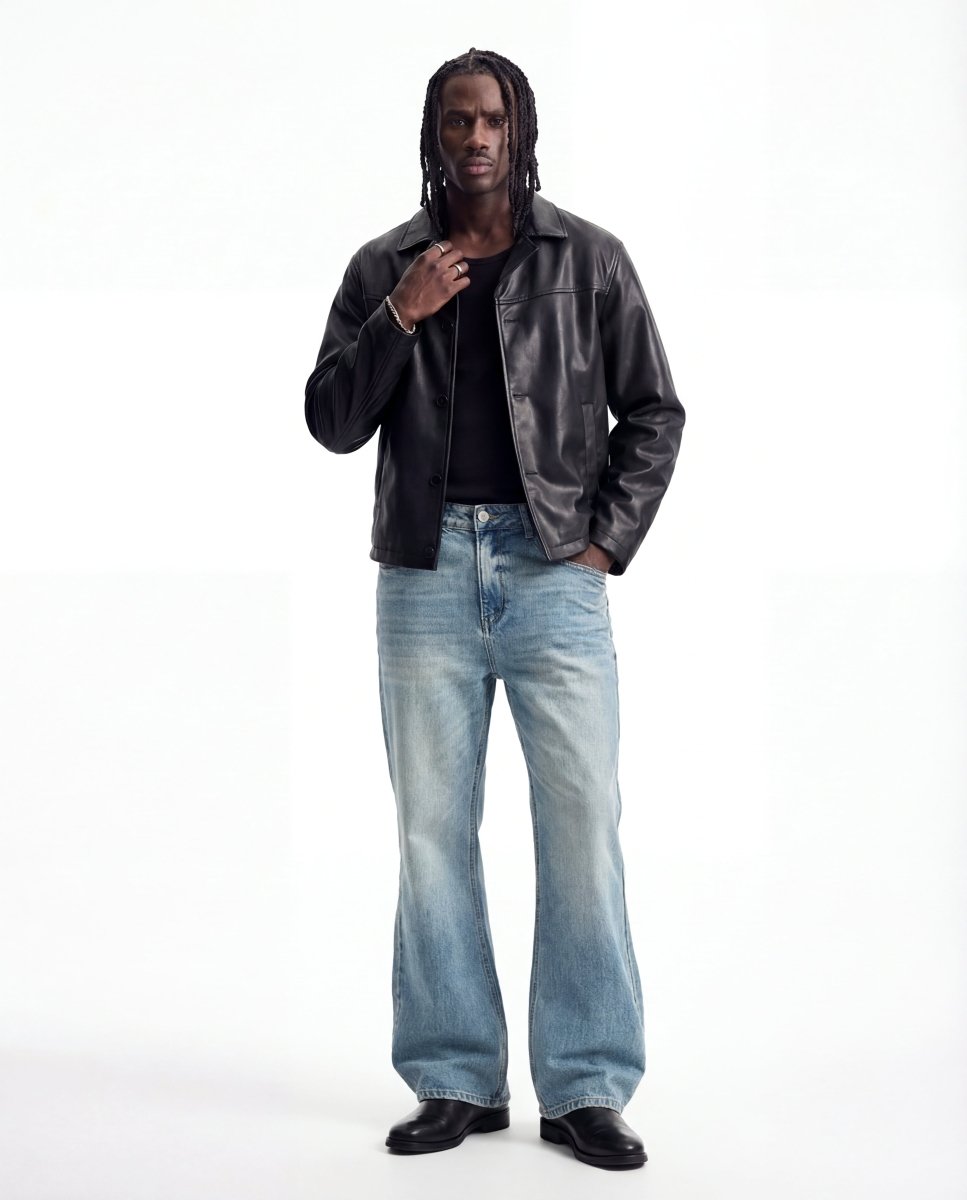 FLARE DENIM CLASSIC BLUE - Benevierre