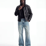 FLARE DENIM CLASSIC BLUE - Benevierre