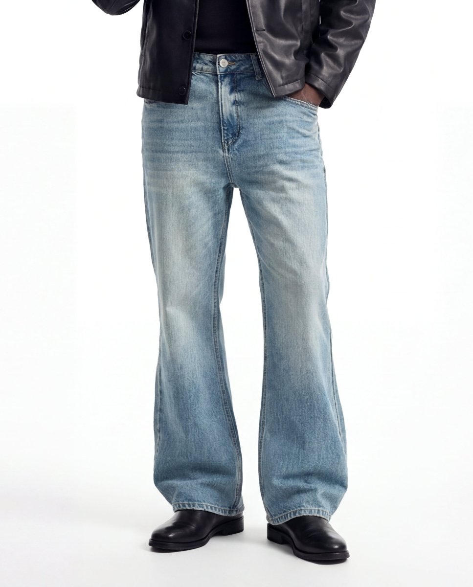 FLARE DENIM CLASSIC BLUE - Benevierre