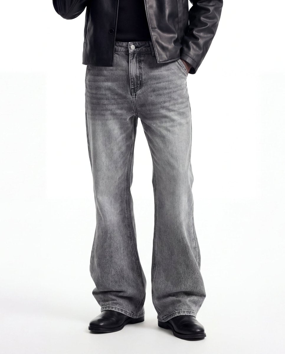 FLARE DENIM CLASSIC GREY - Benevierre