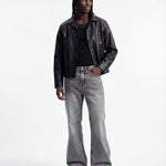 FLARE DENIM CLASSIC GREY - Benevierre