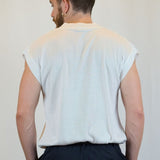 GILET IN MAGLIA BIANCO - Benevierre