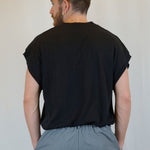 GILET IN MAGLIA NERO - Benevierre