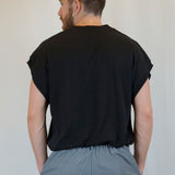GILET IN MAGLIA NERO - Benevierre