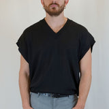 GILET IN MAGLIA NERO - Benevierre