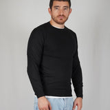 GIROCOLLO IN MAGLIA BLACK - Benevierre