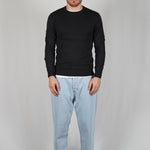 GIROCOLLO IN MAGLIA BLACK - Benevierre