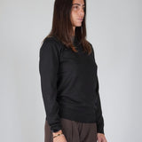 GIROCOLLO IN MAGLIA BLACK - Benevierre