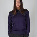 GIROCOLLO IN MAGLIA BLU - Benevierre