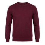 GIROCOLLO IN MAGLIA BORDEAUX - Benevierre